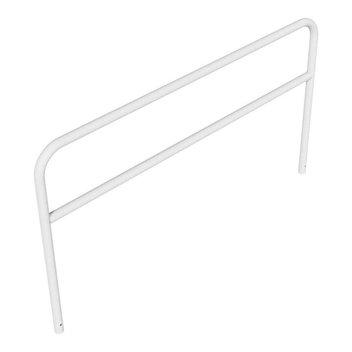 Schake Abweisebügel aus Stahlrohr Ø 60 x 2,5 mm Breite: 2500 mm, Höhe: 1400 mm + Querholm, zum Einbetonieren