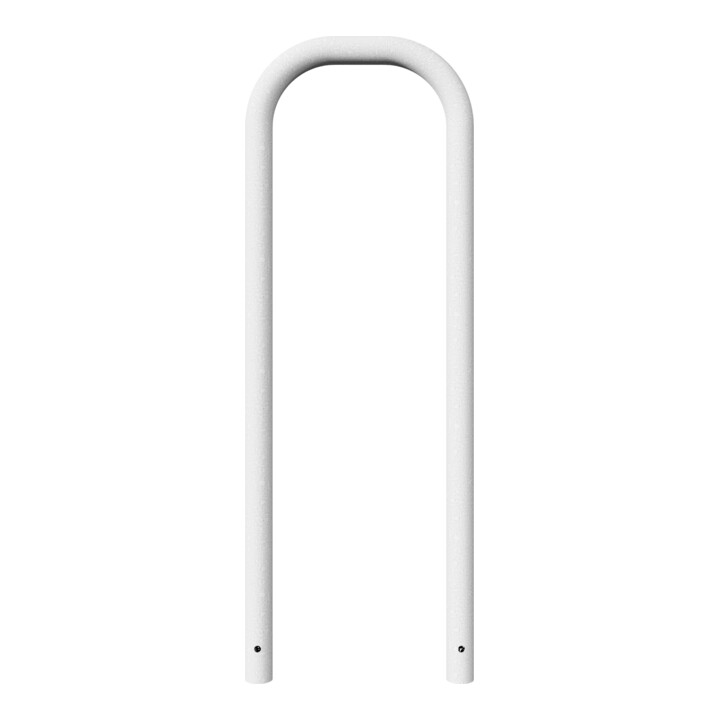 Schake Abweisebügel aus Stahlrohr Ø 60 x 2,5 mm Breite: 500 mm, Höhe: 1400 mm ohne Querholm, zum Einbetonieren