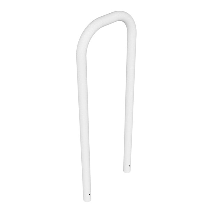 Schake Abweisebügel aus Stahlrohr Ø 60 x 2,5 mm Breite: 500 mm, Höhe: 1400 mm ohne Querholm, zum Einbetonieren