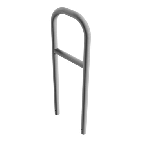 Schake Abweisebügel aus Stahlrohr Ø 60 x 2,5 mm Breite: 500 mm, Höhe: 1400 mm + Querholm, zum Einbetonieren