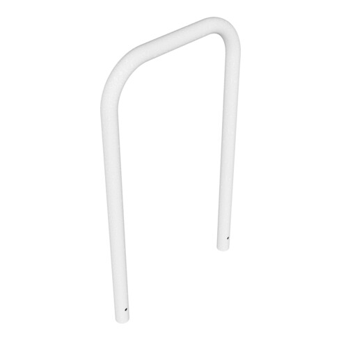 Schake Abweisebügel aus Stahlrohr Ø 60 x 2,5 mm Breite: 700 mm, Höhe: 1200 mm ohne Querholm, zum Einbetonieren