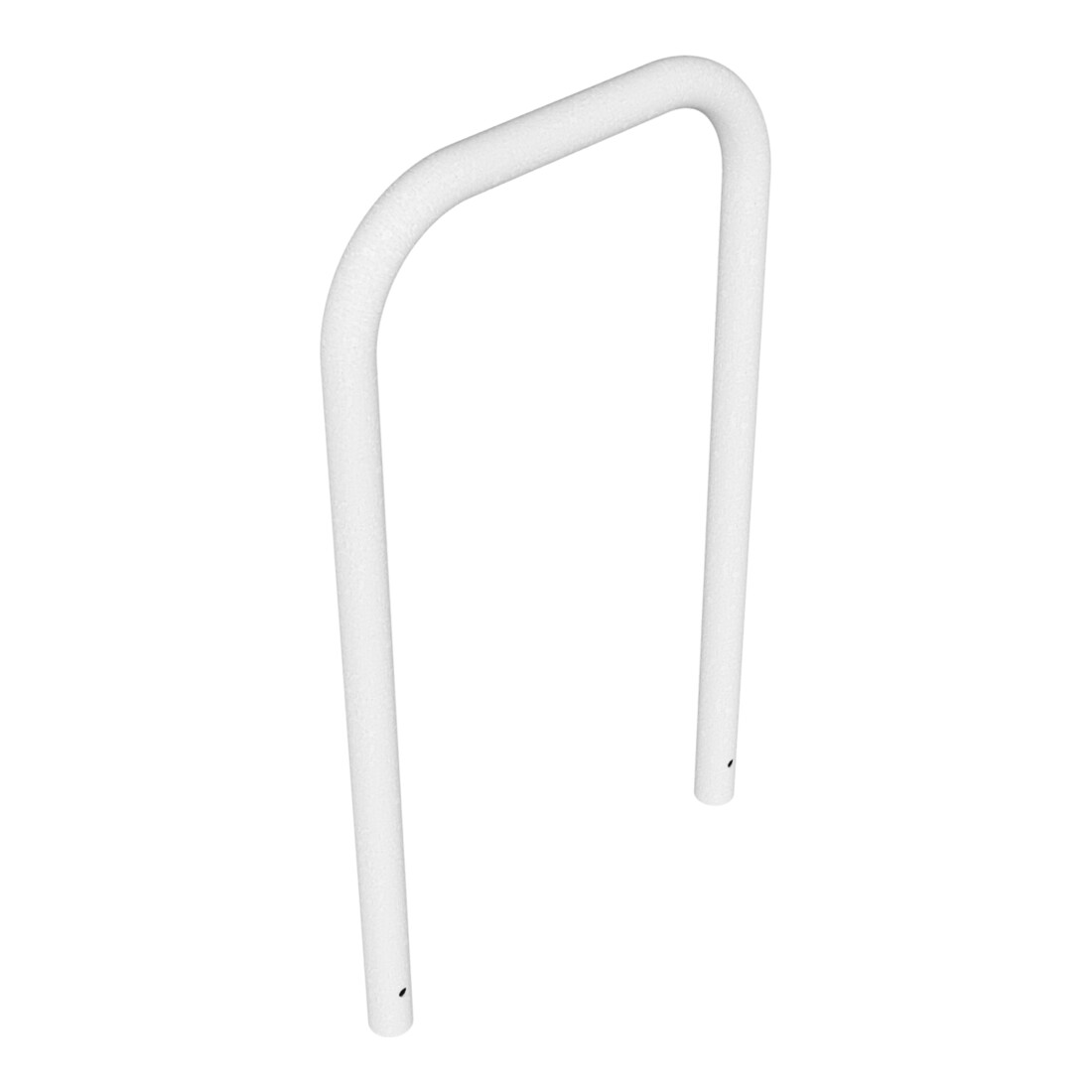 Schake Abweisebügel aus Stahlrohr Ø 60 x 2,5 mm Breite: 700 mm, Höhe: 1200 mm ohne Querholm, zum Einbetonieren
