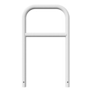 Schake Abweisebügel aus Stahlrohr Ø 60 x 2,5 mm Breite: 700 mm, Höhe: 1200 mm + Querholm, zum Einbetonieren-5