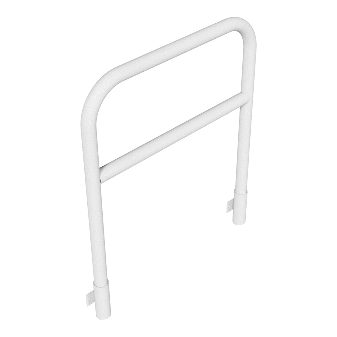 Schake Abweisebügel aus Stahlrohr Ø60mm Breite: 1000mm, Höhe: 1200 mm + Querholm, für Wandmontage, inkl. 2 Bodenhülsen 460.15W