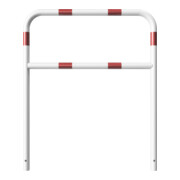 Schake Abweisebügel aus Stahlrohr Ø 48 x 2,5 mm Breite: 1000 mm, Höhe: 1200 mm + Querholm, beschichtet, zum Einbetonieren-5