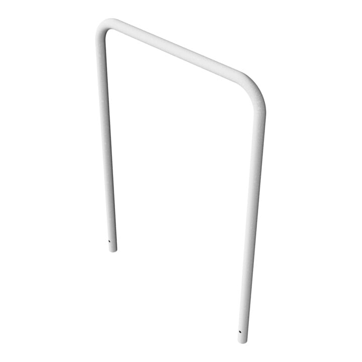 Schake Abweisebügel aus Stahlrohr Ø 48 x 2,5 mm Breite: 1000 mm, Höhe: 1400 mm ohne Querholm, zum Einbetonieren