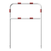 Schake Abweisebügel aus Stahlrohr Ø 48 x 2,5 mm Breite: 1000 mm, Höhe: 1400 mm + Querholm, beschichtet, zum Einbetonieren-5