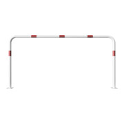 Schake Abweisebügel aus Stahlrohr Ø 48 x 2,5 mm Breite: 2000 mm, Höhe: 1000 mm ohne Querholm, beschichtet, zum Aufdübeln-5