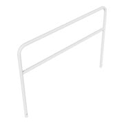 Schake Abweisebügel aus Stahlrohr Ø 48 x 2,5 mm Breite: 2000 mm, Höhe: 1400 mm + Querholm, zum Einbetonieren-4