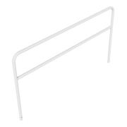 Schake Abweisebügel aus Stahlrohr Ø 48 x 2,5 mm Breite: 2500 mm, Höhe: 1400 mm + Querholm, zum Einbetonieren-4
