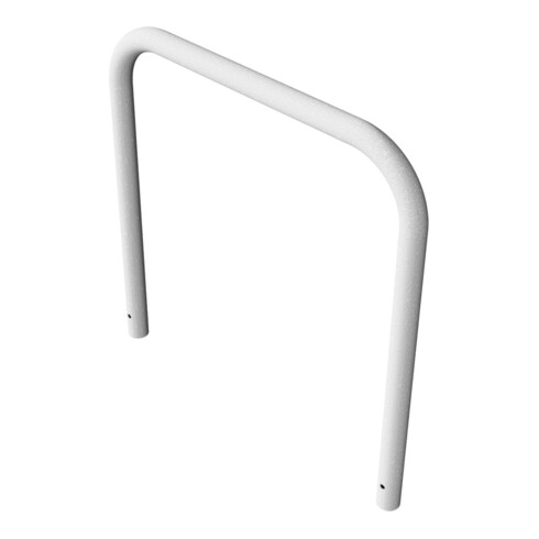 Schake Abweisebügel aus Stahlrohr Ø 60 x 2,5 mm Breite: 1000 mm, Höhe: 1000 mm ohne Querholm, zum Einbetonieren