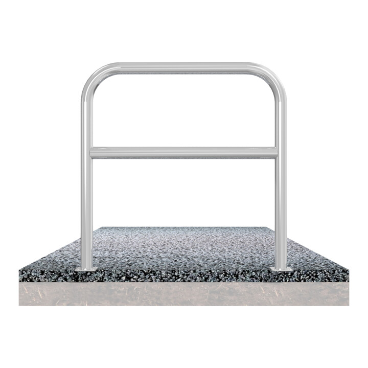 Set Schake Abweisebügel aus Stahlrohr Ø 60 x 2,5 mm, beschichtet + BefestigungsschraubensatzTyp 1