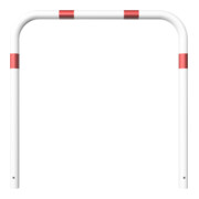 Schake Abweisebügel aus Stahlrohr Ø 60 x 2,5 mm Breite: 1200 mm, Höhe: 1200 mm ohne Querholm, beschichtet, zum Einbetonieren-5