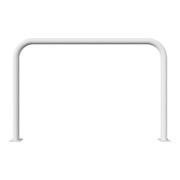 Schake Abweisebügel aus Stahlrohr Ø 60 x 2,5 mm Breite: 1500 mm, Höhe: 1000 mm ohne Querholm, zum Aufdübeln-5