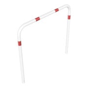 Schake Abweisebügel aus Stahlrohr Ø 60 x 2,5 mm Breite: 1500 mm, Höhe: 1400 mm ohne Querholm, beschichtet, zum Einbetonieren-4