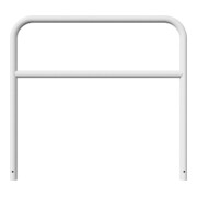 Schake Abweisebügel aus Stahlrohr Ø 60 x 2,5 mm Breite: 1500 mm, Höhe: 1400 mm + Querholm, zum Einbetonieren-5