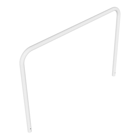 Schake Abweisebügel aus Stahlrohr Ø 60 x 2,5 mm Breite: 2000 mm, Höhe: 1400 mm ohne Querholm, zum Einbetonieren