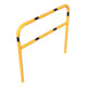 Schake Abweisebügel aus Stahlrohr Ø60mm Breite: 1500mm, Höhe: 1400 mm + Querholm, beschichtet, gelb / schwarz-4