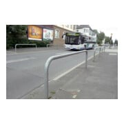 Schake Abweisebügel aus Stahlrohr Ø76mm Breite: 2000mm, Höhe: 1500 mm ohne Querholm, feuerverzinkt-3