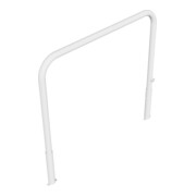 Schake Abweisebügel Ø 60mm, Breite 1500 mm, Höhe Überflur 1000 mm, ohne Querholm, herausnehmbar + Dreikantverschluß incl. Bodenhülsen-5