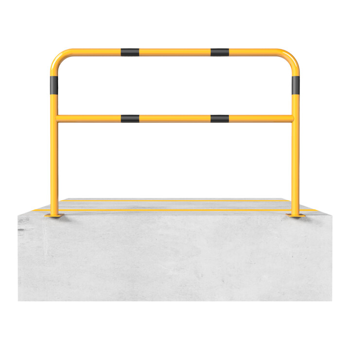 Set Schake Abweisebügel aus Stahlrohr Ø 48 x 2,5 mm Breite: 2000 mm + BefestigungsschraubensatzTyp 1