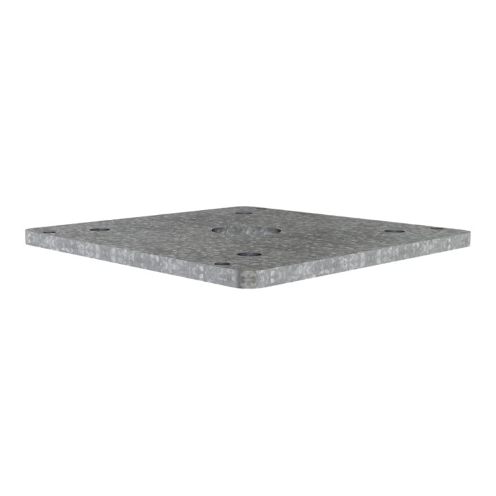 Set Schake Alu-Lampenmast 10m + Schake Sockelbefestigung für Alumasten + Schake Adapterplatte für Alumasten + Schake Lampenmast-Sets + Schake Lampenmast