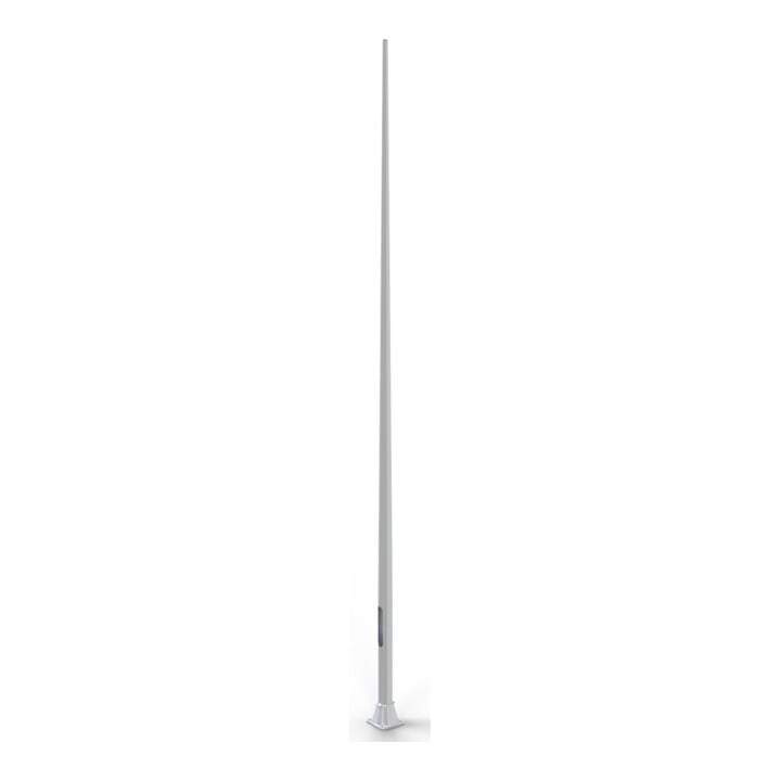 Set Schake Alu-Lampenmast 8m + Schake Sockelbefestigung für Alumasten + Schake Adapterplatte für Alumasten + Schake Lampenmast-Sets + Schake Lampenmast