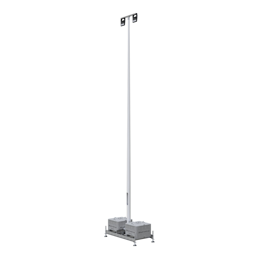 Schake Alu-Lampenmast 10m