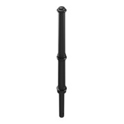 Schake Alu Stilpfosten Typ 490B, ortsfest, zum Einbetonieren, schwarzmatt-2