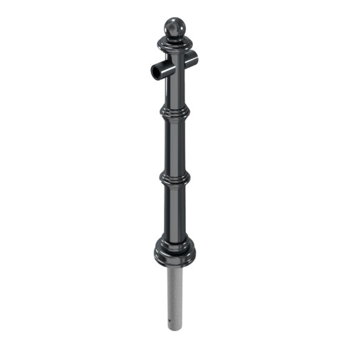 Schake Alu Stilpfosten Typ 495B anthrazitgrau, beschichtet, ca. 900 mm Überflur Mittelpfosten für Oberholm