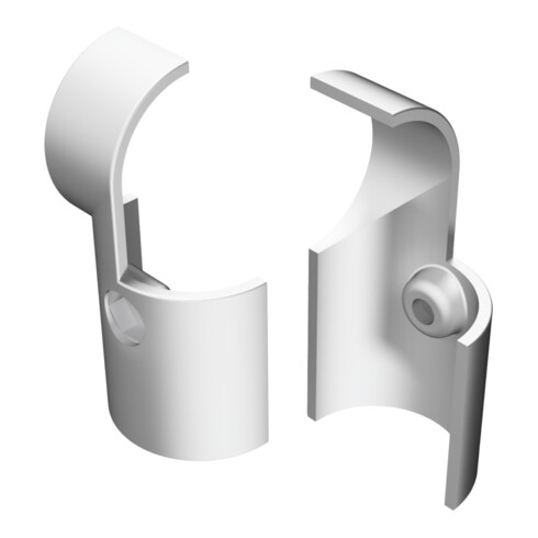 Schake Aluminium Eckschelle für Ø 60mm als Gelenk + Schraube M 10x60mm