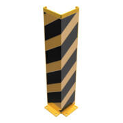 Schake Anfahrschutz, Winkel Stahlblech 6mm, Höhe 800mm, Schenkellänge 160mm, gelb / schwarz-4