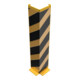 Schake Anfahrschutz, Winkel Stahlblech 6mm, Höhe 800mm, Schenkellänge 160mm, gelb / schwarz-5