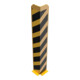 Schake Anfahrschutzwinkel, standard Stahlblech 5mm, gelb, beschichtet, + schwarzen Streifen (Folie beigelegt), Schenkellänge 160mm, Höhe 1200mm-4