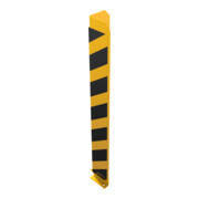 Schake Anfahrschutzwinkel, standard Stahlblech 5mm, gelb, beschichtet, + schwarzen Streifen (Folie beigelegt), Schenkellänge 160mm, Höhe 1200mm-4