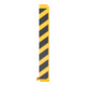 Schake Anfahrschutzwinkel, standard Stahlblech 5mm, gelb, beschichtet, + schwarzen Streifen (Folie beigelegt), Schenkellänge 160mm, Höhe 1200mm-5