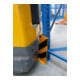 Schake Anfahrschutzwinkel, standard Stahlblech 5mm, gelb, beschichtet, + schwarzen Streifen (Folie beigelegt), Schenkellänge 160mm, Höhe 400mm-2