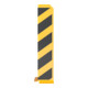Schake Anfahrschutzwinkel, standard Stahlblech 5mm, gelb, beschichtet, + schwarzen Streifen (Folie beigelegt), Schenkellänge 160mm, Höhe 800mm-5