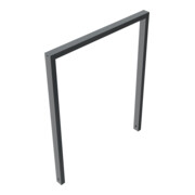 Schake Anlehnbügel aus Vierkantrohr 60x40mm, Breite: 1000mm Gesamthöhe:1200 mm, ohne Querholm, beschichtet-4