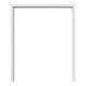 Schake Anlehnbügel aus Vierkantrohr 60x40mm, Breite: 1000mm Gesamthöhe:1200 mm, ohne Querholm feuerverzinkt-4