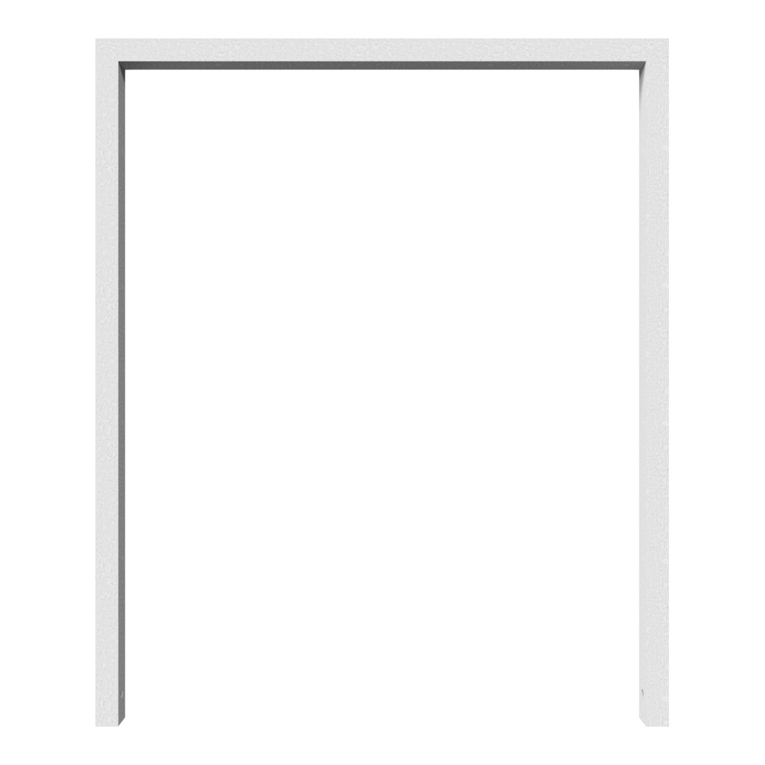 Schake Anlehnbügel aus Vierkantrohr 60x40mm, Breite: 1000mm Gesamthöhe:1200 mm, ohne Querholm feuerverzinkt