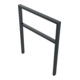 Schake Anlehnbügel aus Vierkantrohr 60x40mm, Breite: 1000mm Gesamthöhe:1200 mm + Querholm, beschichtet