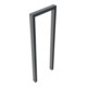 Schake Anlehnbügel aus Vierkantrohr 60x40mm, Breite: 450mm, Höhe:1200 mm, ohne Querholm, beschichtet-2