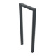 Schake Anlehnbügel aus Vierkantrohr 60x40mm, Breite: 450mm, Höhe:1200 mm, ohne Querholm, beschichtet-4