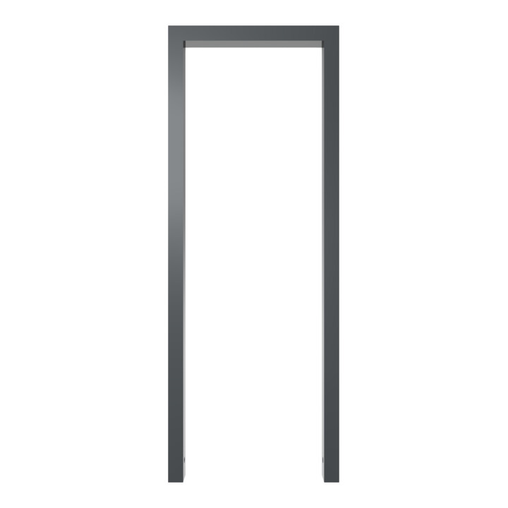 Schake Anlehnbügel aus Vierkantrohr 60x40mm, Breite: 450mm, Höhe:1200 mm, ohne Querholm, beschichtet