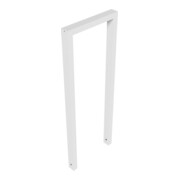 Schake Anlehnbügel aus Vierkantrohr 60x40mm, Breite: 450mm, Höhe:1200 mm, ohne Querholm feuerverzinkt-4