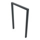 Schake Anlehnbügel aus Vierkantrohr 60x40mm, Breite: 750mm Gesamthöhe:1200 mm, ohne Querholm, beschichtet-2