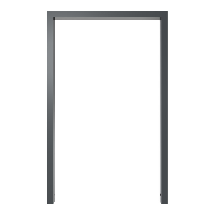 Schake Anlehnbügel aus Vierkantrohr 60x40mm, Breite: 750mm Gesamthöhe:1200 mm, ohne Querholm, beschichtet
