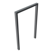 Schake Anlehnbügel aus Vierkantrohr 60x40mm, Breite: 750mm Gesamthöhe:1200 mm, ohne Querholm, beschichtet-5