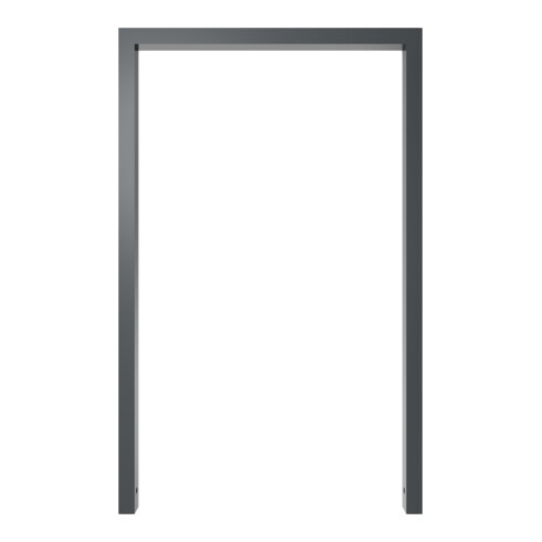 Schake Anlehnbügel aus Vierkantrohr 60x40mm, Breite: 750mm Gesamthöhe:1200 mm, ohne Querholm, beschichtet